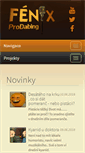 Mobile Screenshot of fenixprodabing.cz